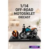 1:14 Çek Bırak Sesli Işıklı Diecast Model Yarış Motosikleti - Hediyelik Oyuncak Motor