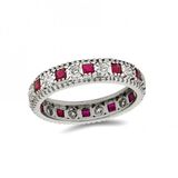 1,14 ct Pırlanta Yakut Yüzük