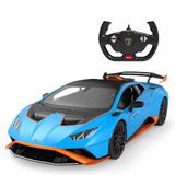 1:14 Lamborghini Huracan STO Işıklı Uzaktan Kumandalı Araba - Mavi