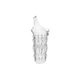11,5 cm Silikon Şeffaf Tırtıklı Penis Kılıfı - BDM9452