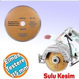115 mm Elmas Testere Beton Tuğla Ahşap Granit Mermer Asfalt Plastik Sulu Kesme Disk Diski - Altın
