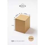 11,5x11,5x14cm Kilitli Kraft Kutu 25 Adet