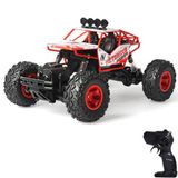 1:16 Ölçek 4x4 Uzaktan Kumandalı Rock Crawler Off Road Aracı 4 Çeker Şarjlı 20 Dk Kullanım Kırmızı Ve Mavi Oyuncak Off Road Araba (Kırmızı)