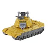 1:16 Ölçek Oyuncak Tank Süper Tank Işıklı Sesli Sürtmeli 30 Cm