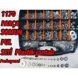 1170 Parça Metrik Somun Seti Standart Fiberli Kelebek Somun Seti