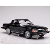 1:18 Norev 1979 Mercedes 450sl R107 Us-version American Gigolo Black Diecast Metal Minyatür Model Araba 25cm