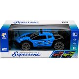 1:18 Racing Uzaktan Kumandalı Şarjlı Spor Araba - Mavi