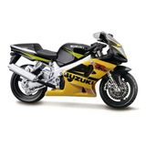 1:18 Suzuki Gsx-R600 Model Motor 39348-01 Vitrin