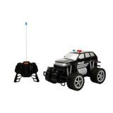 1:18 Uzaktan Kumandalı Jumbo Wheels Usb Şarjlı Işıklı Polis Arabası - Siyah Pick Up