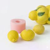 1185 - Silikon Kalıp Mum Kalıbı - Limon Büyük Boy