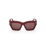 1191 Güneş Gözlüğü Tom Ford, 69e - Parlak Bordo - Kahverengi