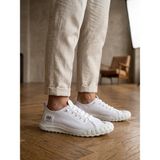 11boa BA0248 Boa Beyaz Esnek Bağcıklı Ultra Hafif Nefes Alan Sneaker Ayakkabı - Y37-Beyaz