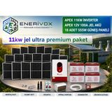 11KW Ultra Premium Jel Güneş Enerji Sistemi Paketi