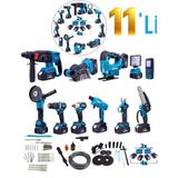 11'li Set, Hilti, Şarjlı Spral, Somun Sıkma, Elektrikli Matkap, Zincirli Testere, Budama Makası, Dekupaj, Lazer Metre, Oto Yıkama, Taşlama