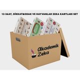 12-36 Ay, Bebeğimin Hayvan Keşfi ve Dikkat&odak Geliştirme Zeka Kartları
