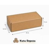 12.5x26x7.5 cm E-Ticaret ve Kargo Kutusu (100 ADET)