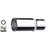 1/2" 6 Köşe Derin Lokma Anahtar - 17 Mm