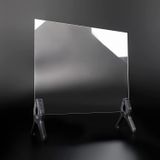 12.7 "Işın Bölme 70/30 Cam Fit 12 "Teleprompter DIY Teleprompter Endüstri Standart Cam 70/30 Görünür Işık İletimi ile Gölgelenme Olmadan (256X206mm) (12 inç teleprompter Cam)