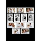 12 Adet 15X21 Çerçeve - Mdf A5 Çerçeve - Çoklu Fotoğraf Çerçevesi - Beyaz