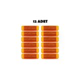 12 Adet 16 Ledli Çift Sıra Led Lamba 12-24 Volt