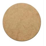 12 Adet 35 cm Çap Ham Mdf 3 mm + 12AD.8CM Bardak Altı Ahşap Supla Mdf