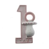 12 Adet 3X8cm Biberonlu 1 Yas Biblo