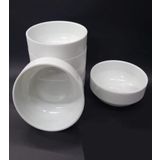 12 Adet Beyaz Melamin Çorba Kasesi 12x5cm Derin Tas Hesaplı Yoğurt Hoşaf Sütlaç Aşure Kabı Kaliteli