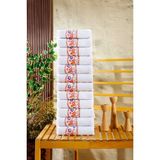 12 Adet Düğün Havlusu, Sünnet Havlusu, Okuluk Havlu, Araba Havlusu, Konvoy Havlusu, Davetiye Havlu Sünnet - 40 x 70 cm - Çok Renkli-KR1