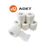 12 Adet Elastik Kendinden Yapiskanli Koban Bandaj 5 Cm
