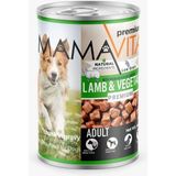 12 Adet Kuzu Etli Bonavitta Yetişkin Kedi Maması 400 gr