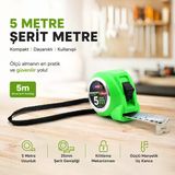 12 Adet Measurıng Tape 5Mtx25mm Şerit Metre (2818)