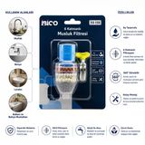 12 Adet Musluk Ucu Filtresi 6 Katmanlı - Taşlı 360° 16-19Mm Tüm Musluklara Uyum Kireçlenme Yapmaz (5433)