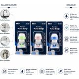 12 Adet Musluk Ucu Filtresi Akordiyon - Pervaneli 360° 16-19MM Tüm Musluklara Uyum Kireçlenme Yapmaz (5580)