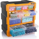 12 Bölmeli Monoblok Çekmeceli Organizer Kutu, Düzen ve Kolaylık Sağlar. - Seçenek 1