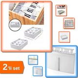 12 Bölmeli Pratik Çekmece Düzenleyici + Fresh Air Kalorifer Suluğu - 2Li Set E6q3s5