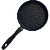 12 cm Granit Sos Tavası – Mini Tereyağı Tavası, Yapışmaz Küçük Tava, Yumurtalık, Sos ve Tereyağı Eritme Için Tek Kişilik Mutfak Tavası (Yuvarlak)