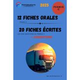 12 fiches orales et les 200 questions écrites du permis C