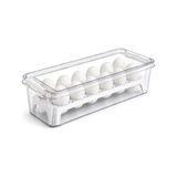 12 Gözlü Kilitli Yumurta Saklama Kabı Plastik Yumurta Taşıma Kutusu Kapaklı Şeffaf Buzdolabı Düzenleyici Bpa Free 12'li Yumurta Organizeri - 0,5 x 7 cm