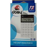 12 Haneli Beyaz Hesap Makinesi Orta Boy Ec-5 - Seçenek 1 - Antrasit