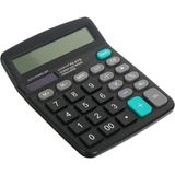 12 Haneli Geniş LCD Ekranlı Pilli Hesap Makinesi, Ofis, Market ve Ev Kullanımı - Seçenek 1 - Cappuccino