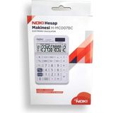 12 Haneli Hesap Makinesi H-MC007BC - Beyaz - Çok Renkli
