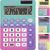 12 Haneli Hesap Makinesi Sunset 159706SN, Pratik ve Güvenilir Hesaplama Aracı - Seçenek 1 - Ahşap