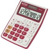12 Haneli Pembe Hesap Makinesi, Şık ve Kullanışlı Tasarım - Seçenek 1 - Ahşap