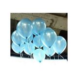 12 Inç Metalik Açık Mavi Balon 10'lu