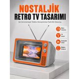 12 İnç Telefon Ekran Büyütücü Retro Tv Tasarımlı Hd Fresnel Lens Taşınabilir Mobil Ekran Büyütücü