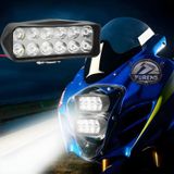 12 Led Motosiklet Farları Parlak Beyaz Işık 15000 Lümen Led Scooter Spot Işığı Motosiklet Sis Lambası 1 Adet Fiyatıdır Sts Oto Aksesuar