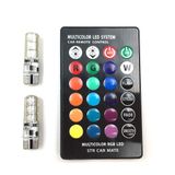 12 Led Rgb T10 Kumandalı Çakarlı Park Ampülü Aydınlatma