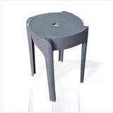 12 Li Sert Plastik Kırılmaz Hafif 45 Cm Banyo Balkon Bahçe Taburesi