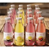 12 Li Set Eya Organik Sade ve Meyveli Limonata Çeşitleri 250 ml (Sade-Çilekli-Böğütlenli-Karpuzlu) - 200 ml