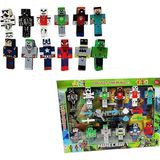 12 Li Süper Kahraman Oyuncak Figürleri 23 Parça LEGO Yapı Oyuncak Figür